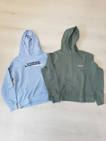 Lot de 2 sweats à capuche