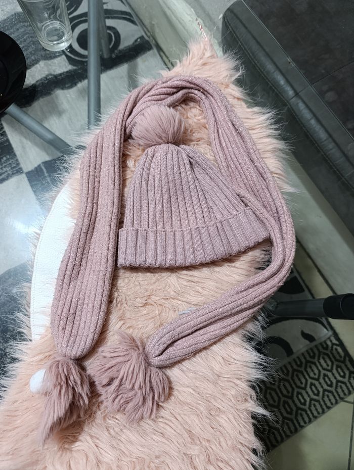 Écharpe et bonnet fille taille 7 ans - photo numéro 2