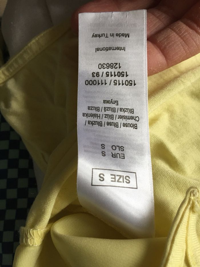 Blouse jaune Orsay Taille S - photo numéro 4
