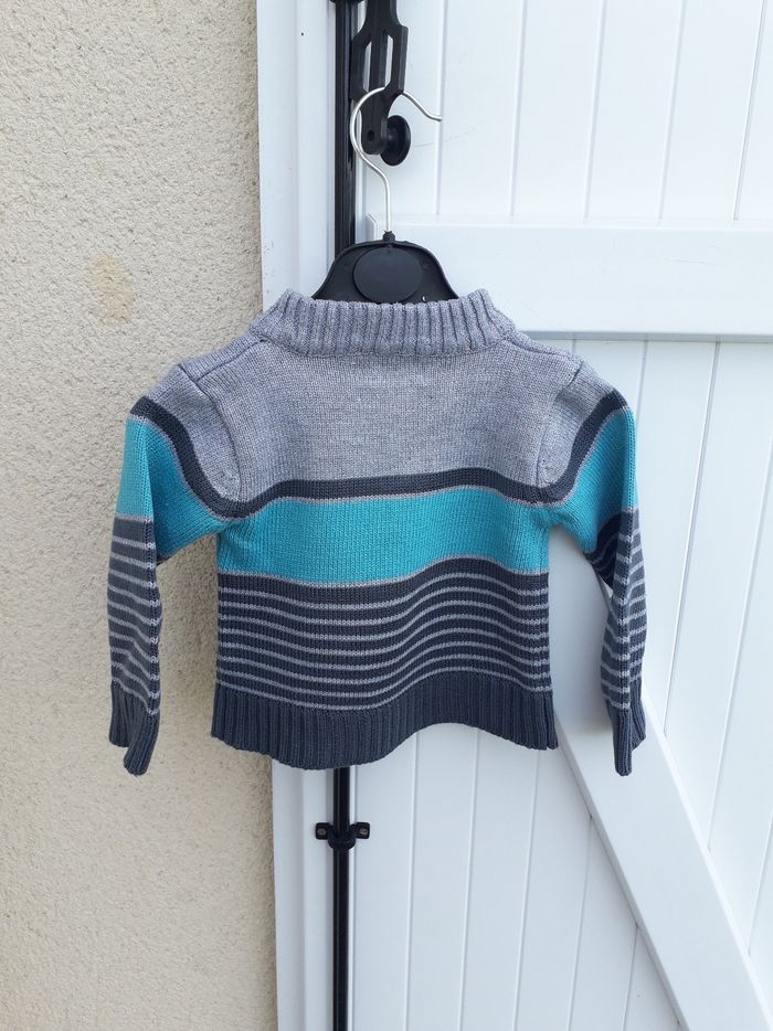 Pull  camionneur bébé garçons 12 mois - photo numéro 2