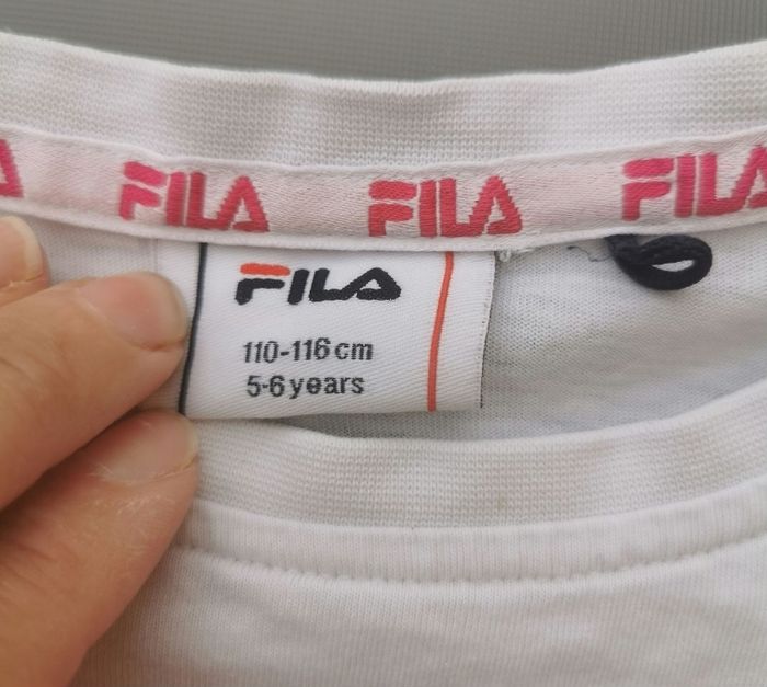 Tee-shirt MC 5-6 ans fille Fila - photo numéro 5