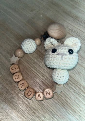 Attache tétine personnalisé