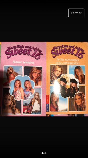 2 livres sweet 16 Mary et Kate OLSEN