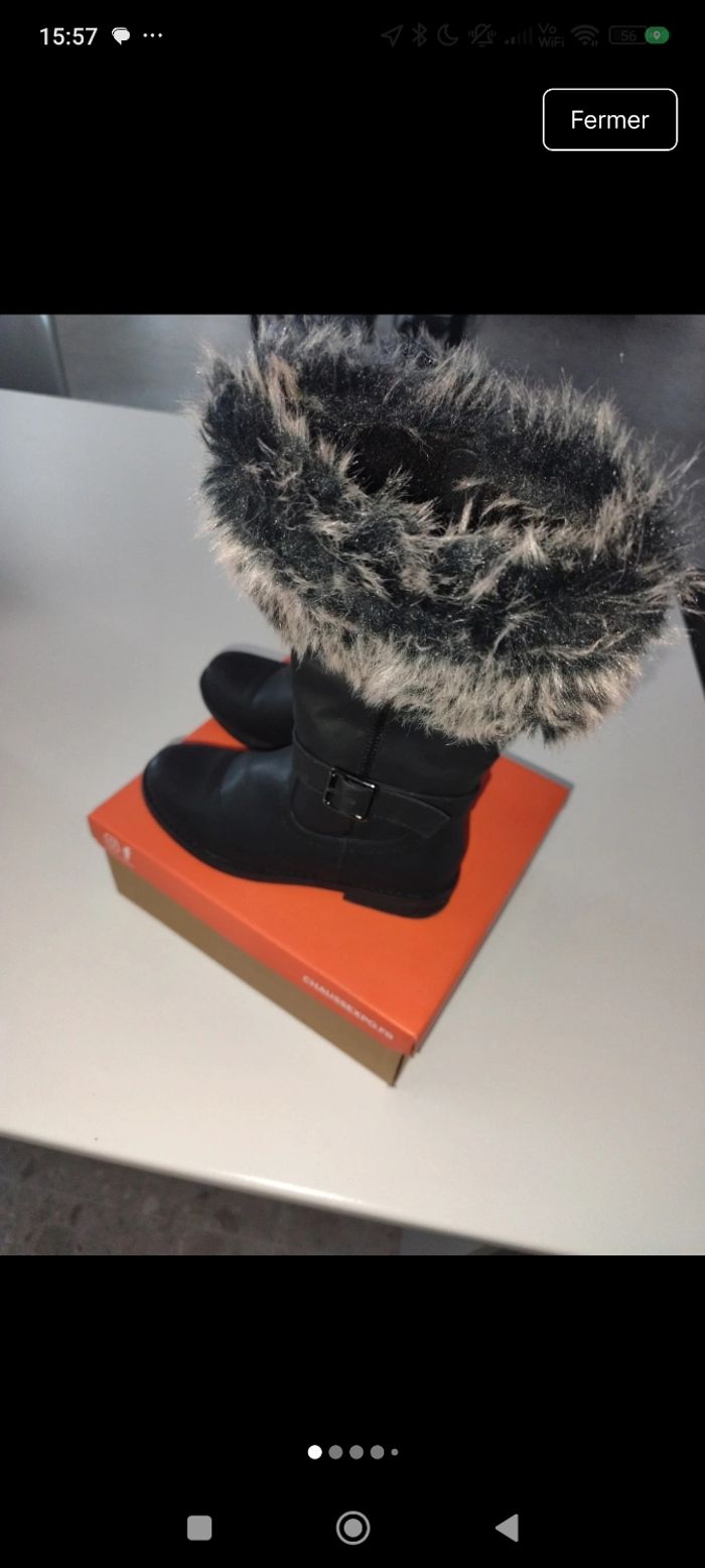 Bottes fille 36