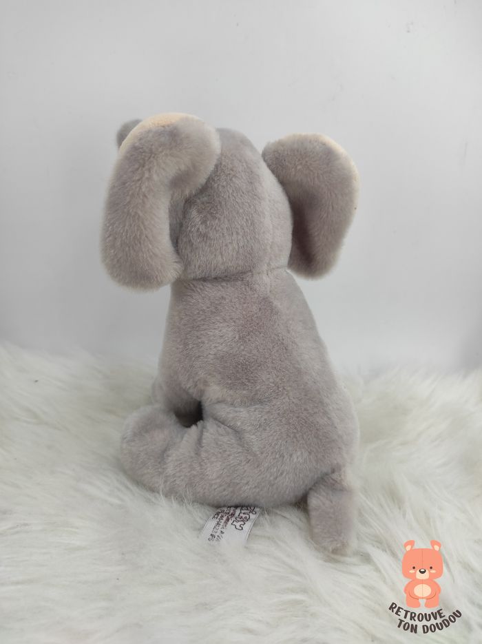 Peluche éléphant gris Gipsy Toys 15 cm - photo numéro 2