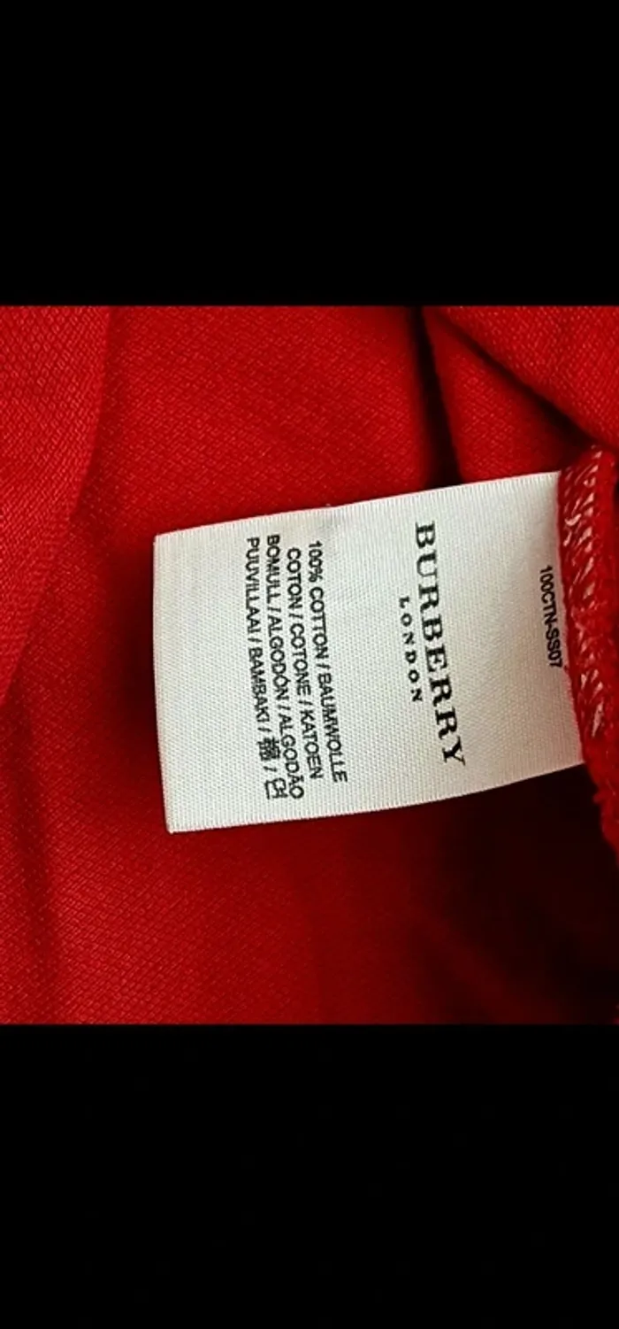 Polo manche longue Burberry - photo numéro 3