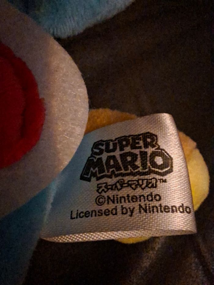 Peluche Yoshi Bleu - Collection Officielle Nintendo San-Ei (Neuve avec étiquettes) - photo numéro 5