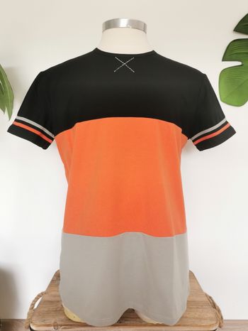 Tee-shirt tricolore Leefona Taille XL