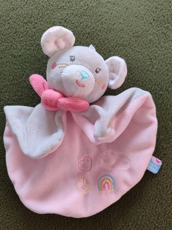 Doudou souris sucre d'orge