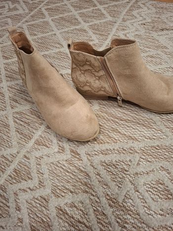 Bottines  beige
