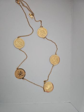 Parure coq france collier et bracelet