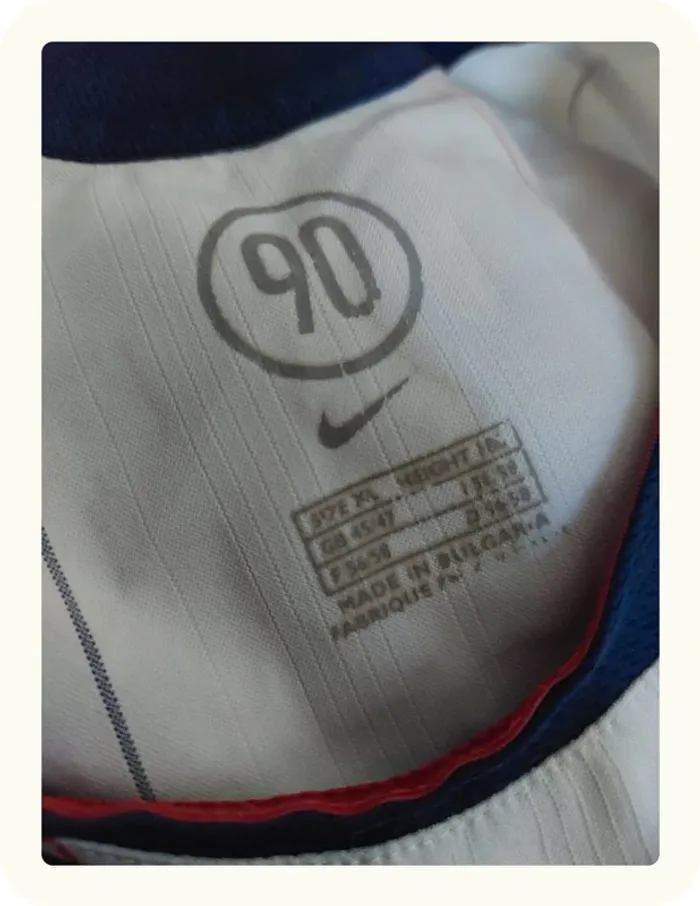 Maillot football PSG 2005-2006 Taille XL - photo numéro 4