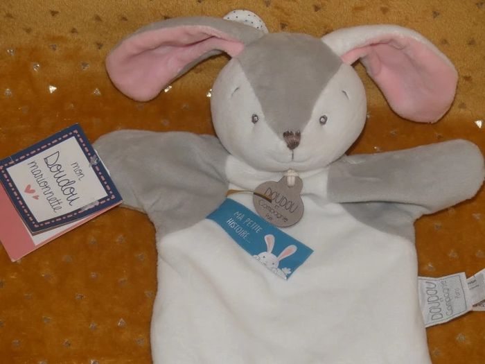 Doudou lapin marionnette  Doudou et compagnie 🐰Neuf - photo numéro 2