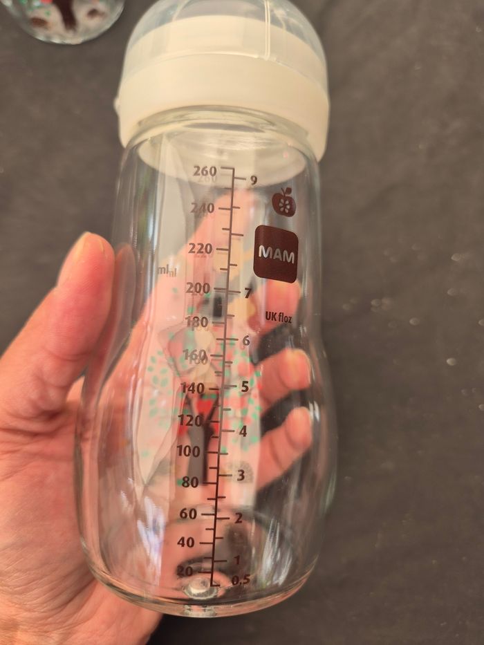 Lot 2 biberons mam verre 260ml - photo numéro 3