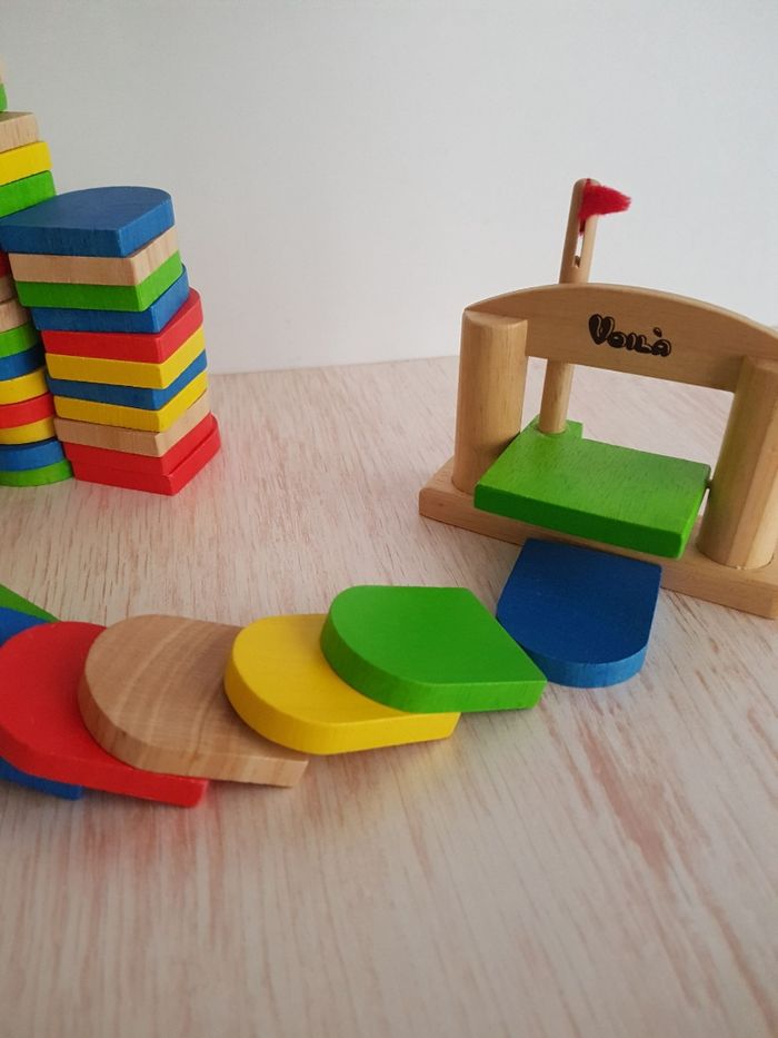 Dominos en bois knock and fall de Voilà - photo numéro 3