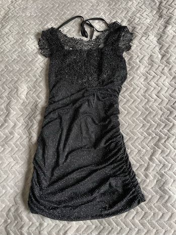 Haut noir pailleté Noël taille 38/40