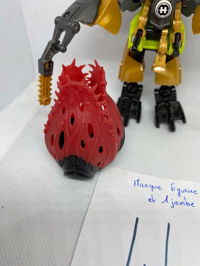 Lego hero factory, heroes 44023 Rocka Crawler. Incomplet en fig - photo numéro 5