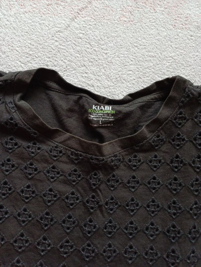 Haut noir doublé taille 40 - photo numéro 2