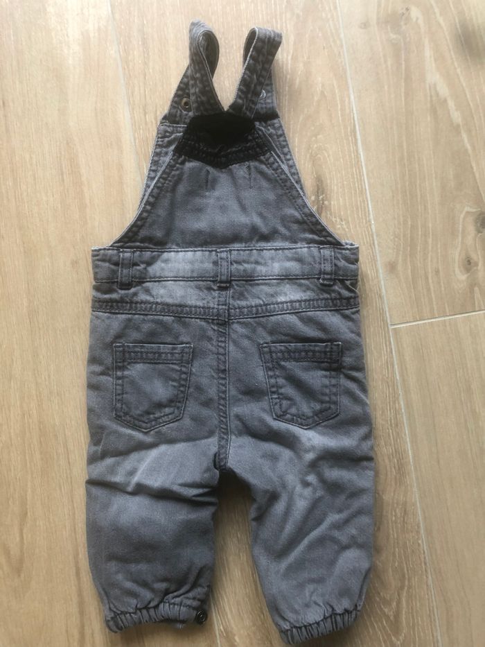 Ensemble salopette+ t shirt manches longues bébé garçon - photo numéro 3