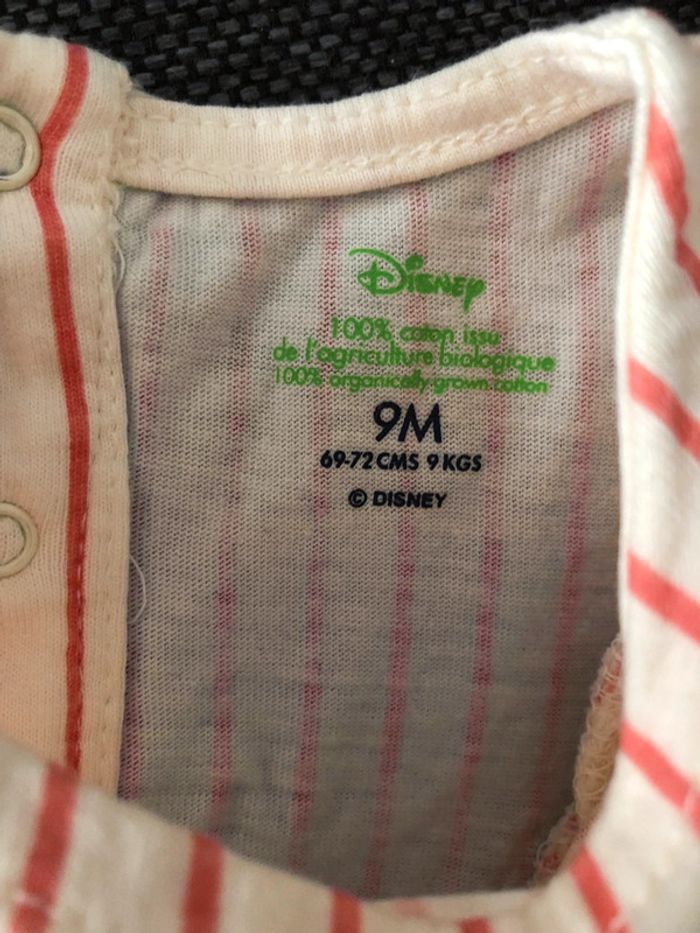 Tee-shirt 9 mois Disney - photo numéro 2