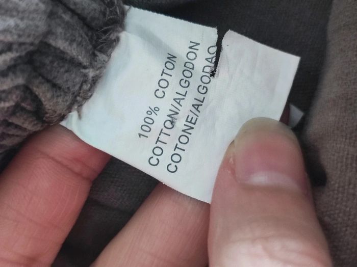 Pantalon effet velours rayure marron Baby Boy Street Bleu - photo numéro 4