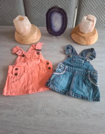 Robe en jean Taille 3 mois - lot de 2