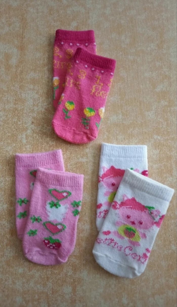 Lot 5 paires chaussettes coton rose mixte | La Halle Lot 5 paires chaussettes coton rose mixte | La Halle