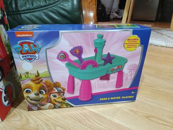 Kit de jeux de sable et d'eau paw patrol fille