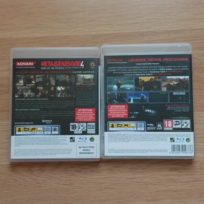Lot 2 Jeux ps3 Metal Gear Solid - photo numéro 2