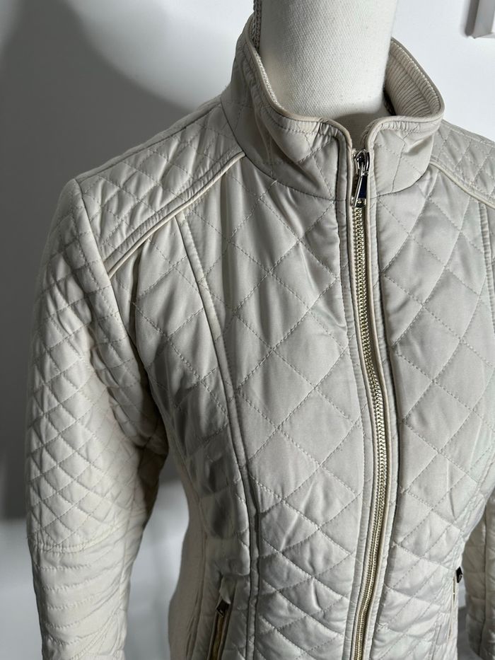 Veste matelassée doudoune fine blanc crème T40 L - photo numéro 5