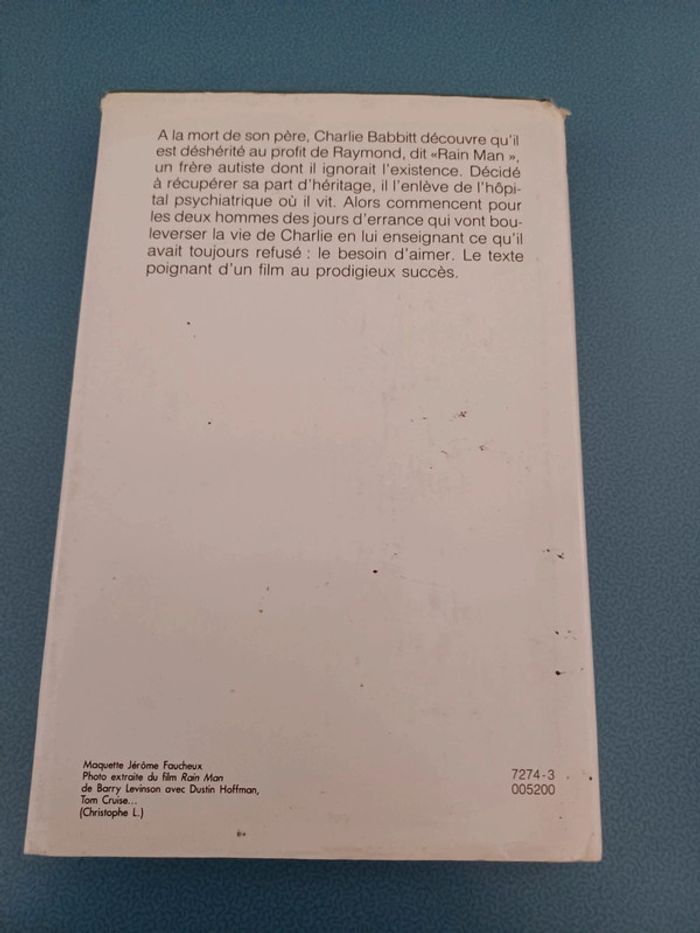 Livre Rain man de leonore fleischer - photo numéro 2