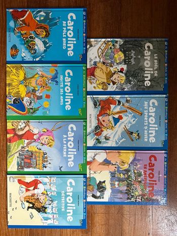 Lot de 7 livres Caroline je lis avec Maman je lis tout seul Pierre Probst