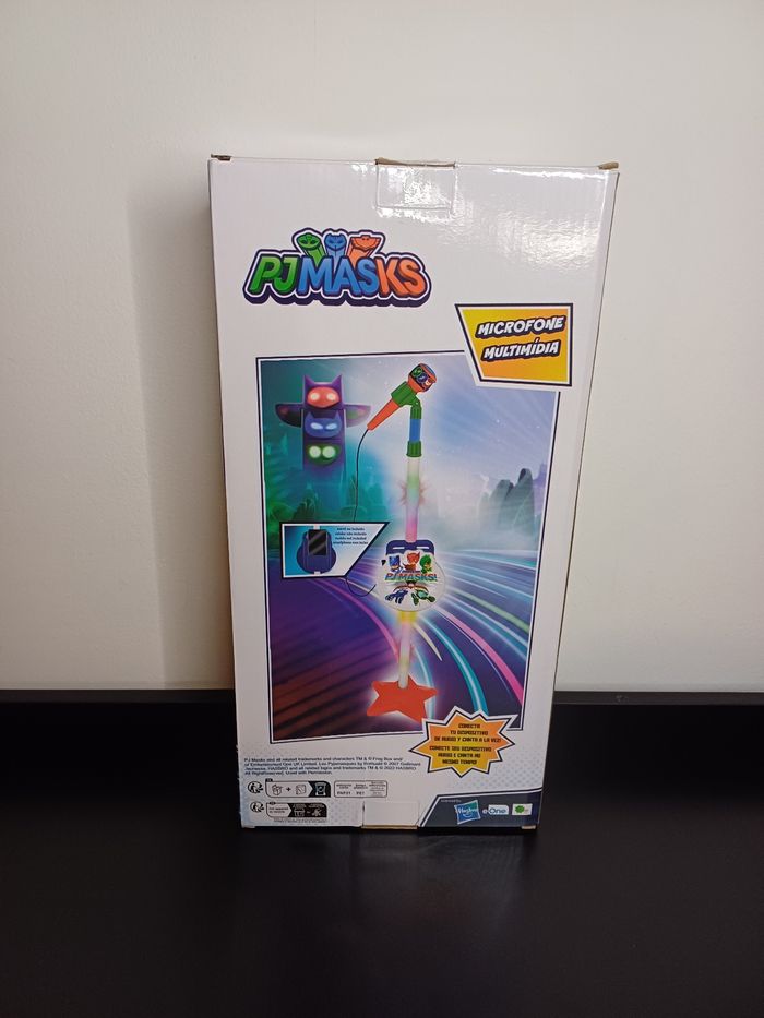 🧸Micro pour enfant pjmasks avec possibilité de connecter un téléphone dessus neuf avec étiquette - photo numéro 5
