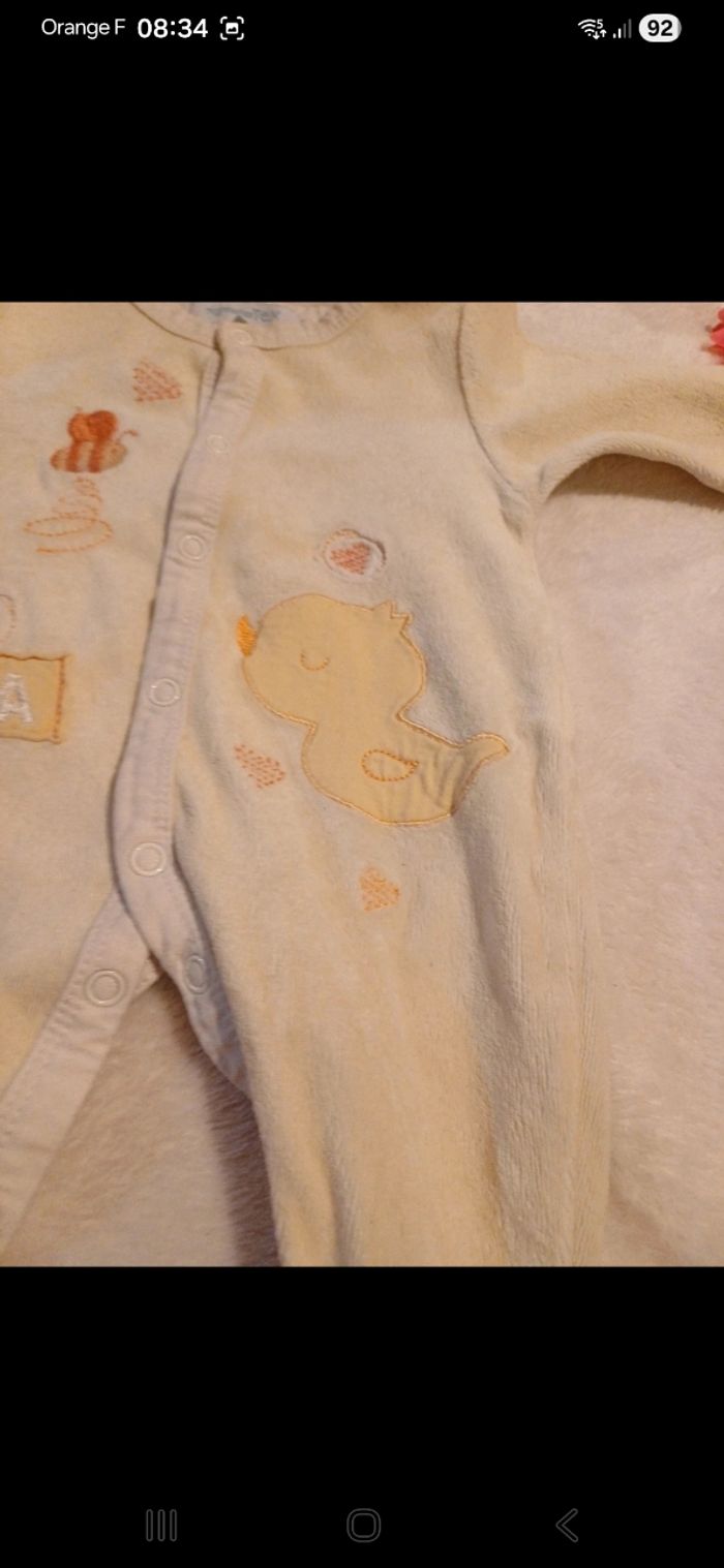 Pyjama bébé taille 1 mois - photo numéro 2