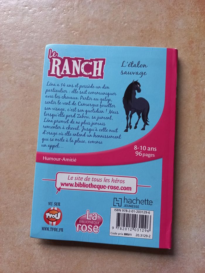 Livre bibliotheque rose le ranch tome 1 - photo numéro 3