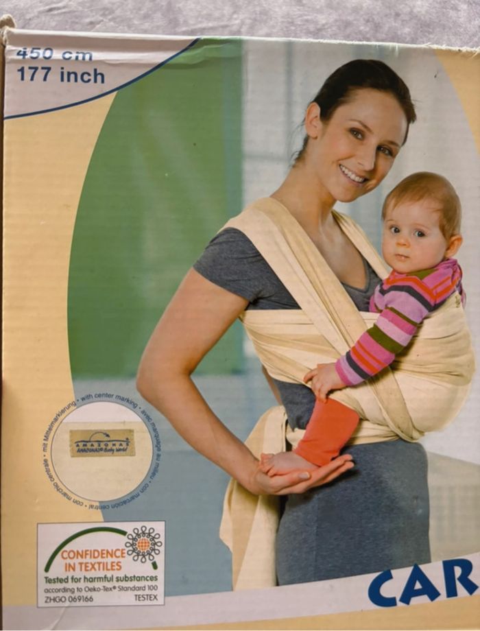 Drap porte bébé Amazonas baby world carry sling Kalahari Neuf - photo numéro 2