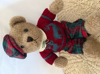 Ours de Noël Ganz Euro Bear vintage 1994