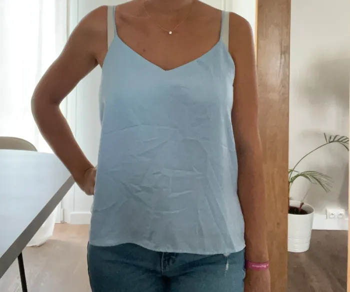 Top effet satinée