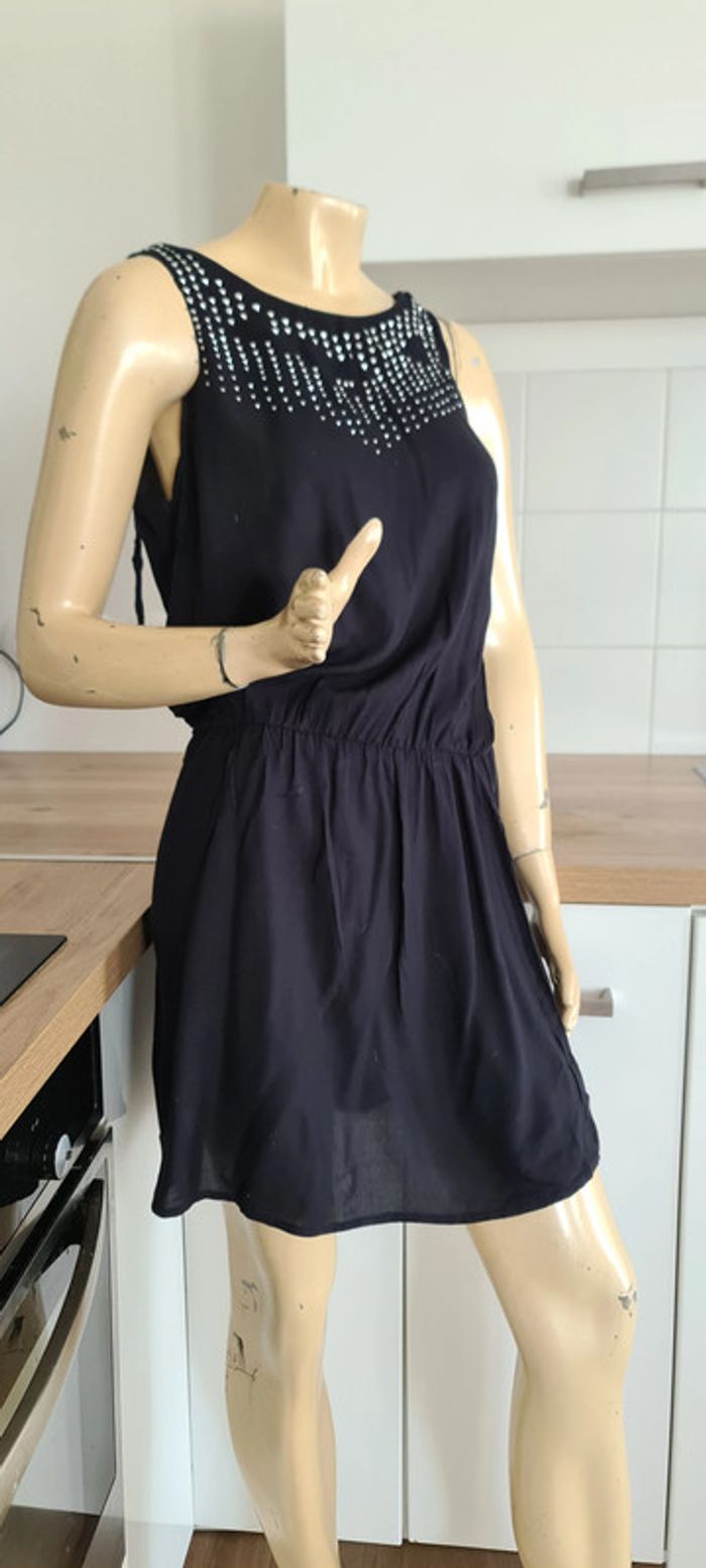 tres jolie tunique noir taille 38 - photo numéro 2