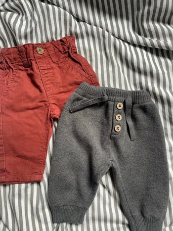 Lot 2 pantalons 1m