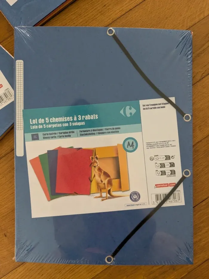 1 (ou ou plusieurs) lot de 5 chemises 3 rabats - photo numéro 2