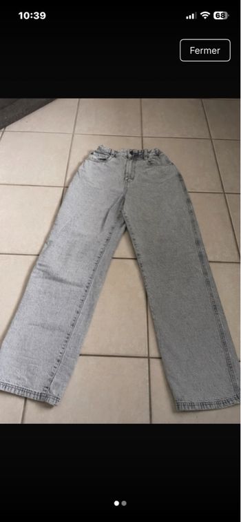 Jeans gris clairs ados