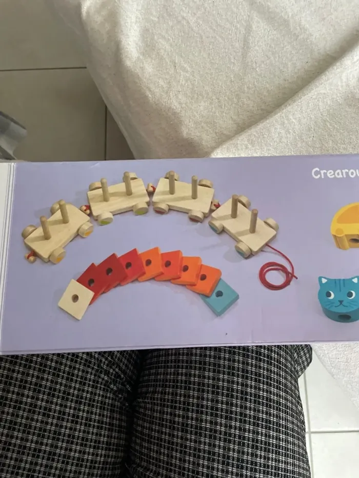 Train bois djeco créaroule neuf - photo numéro 16