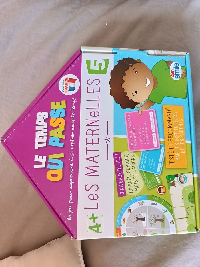 Jeu les maternelles le temps qui passe