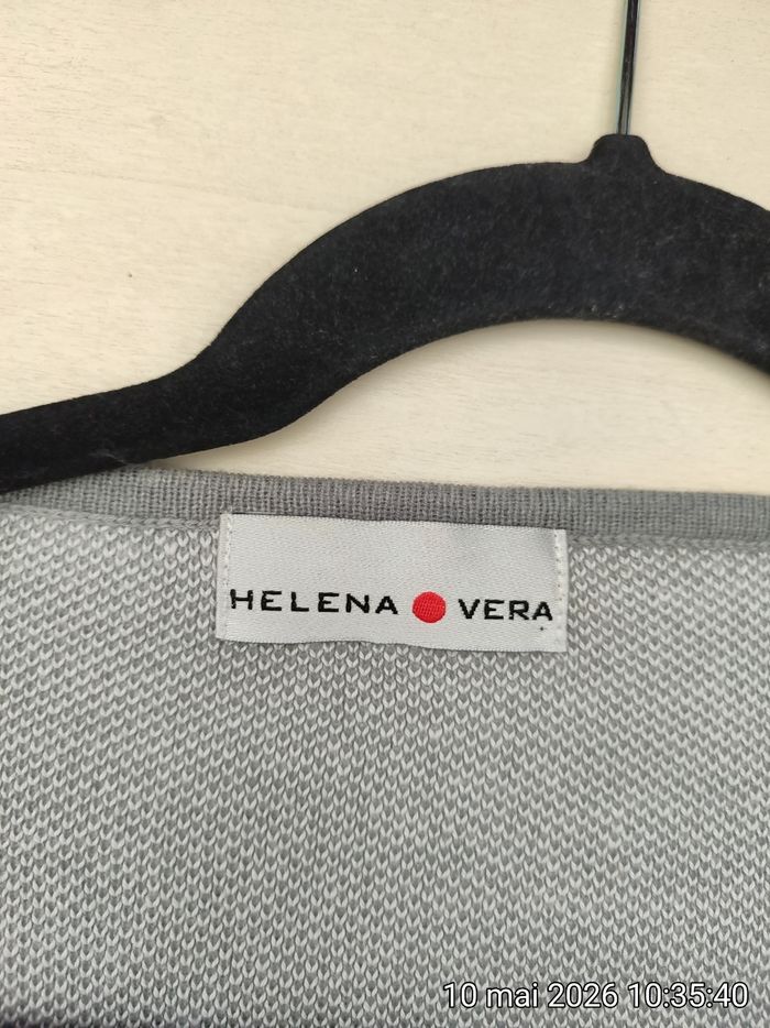 Magnifique Gilet Long / Cardigan Helena Vera - Taille 52 - photo numéro 6