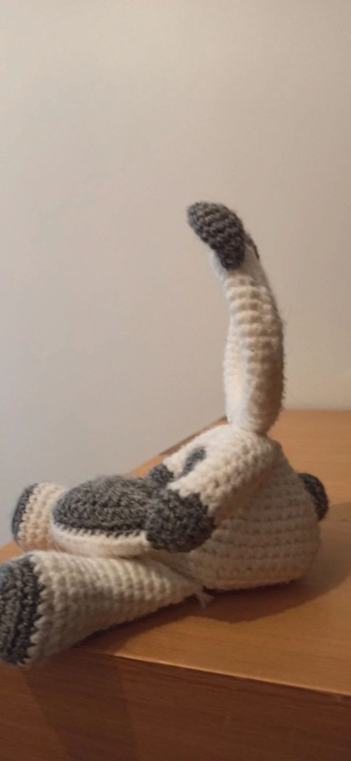 Peluche crochet avec emplacement photo - photo numéro 3