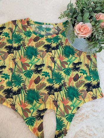 T shirt imprimé tropical