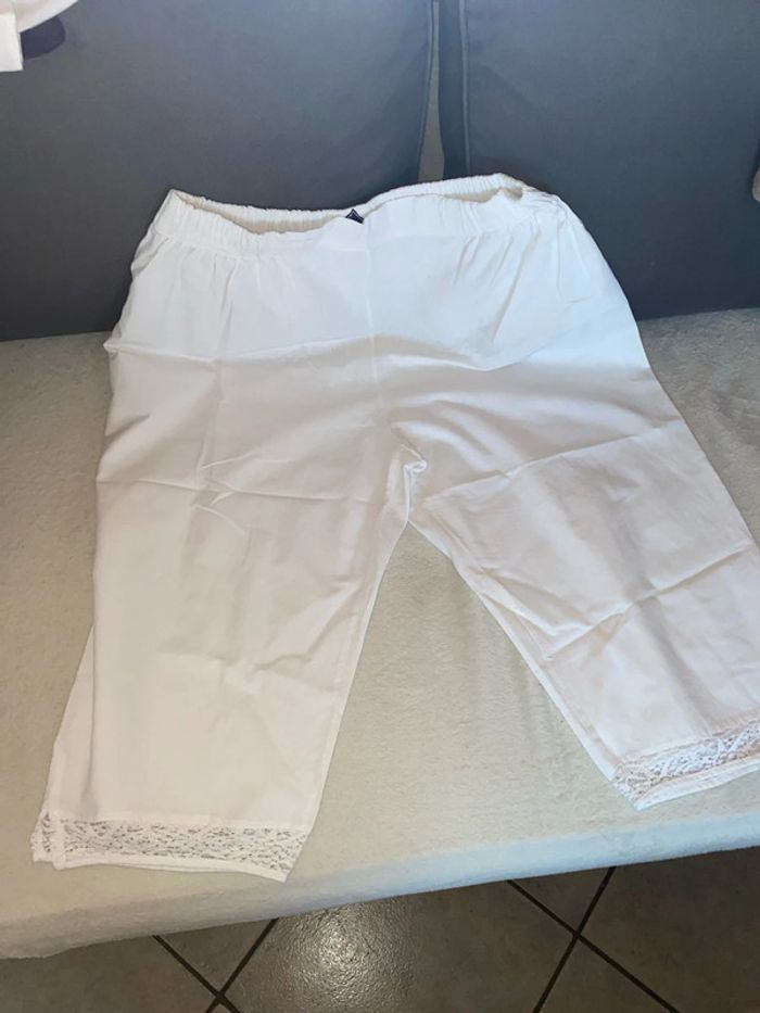 Pantacourts blanc