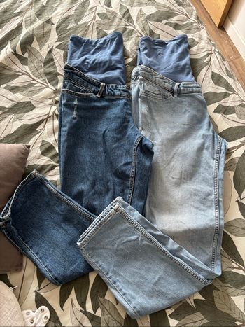 Lot de 2 jeans de grossesse T38/40