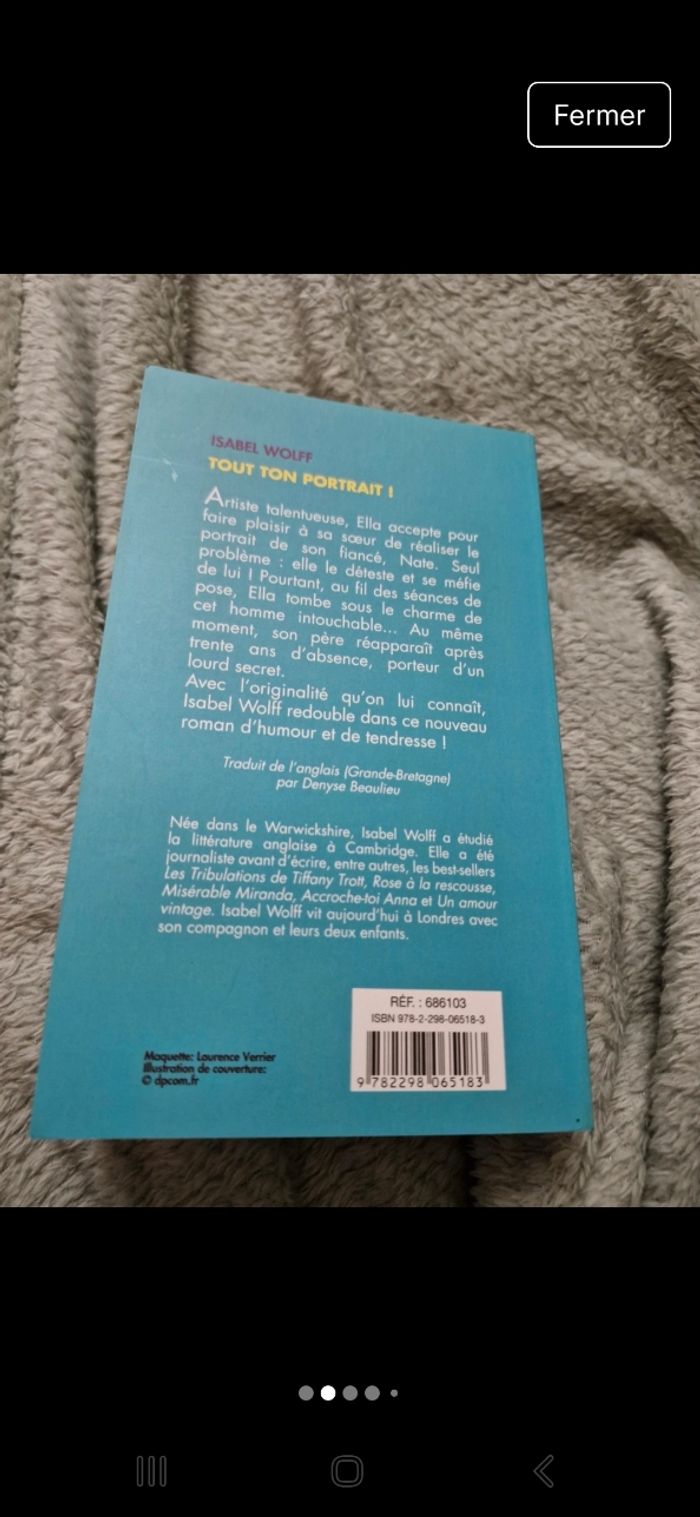 Tout ton portrait / Isabel Wolff - photo numéro 2